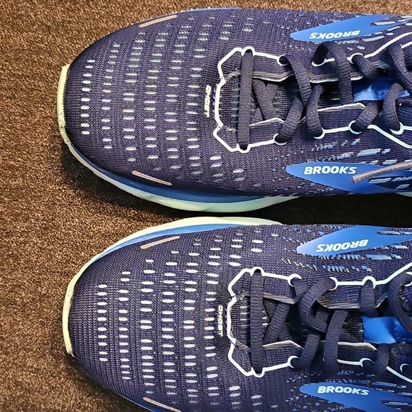 💙🩵Brooks Ghost 13 Women's Navy Blue Running Shoes - Picture 5 of 11